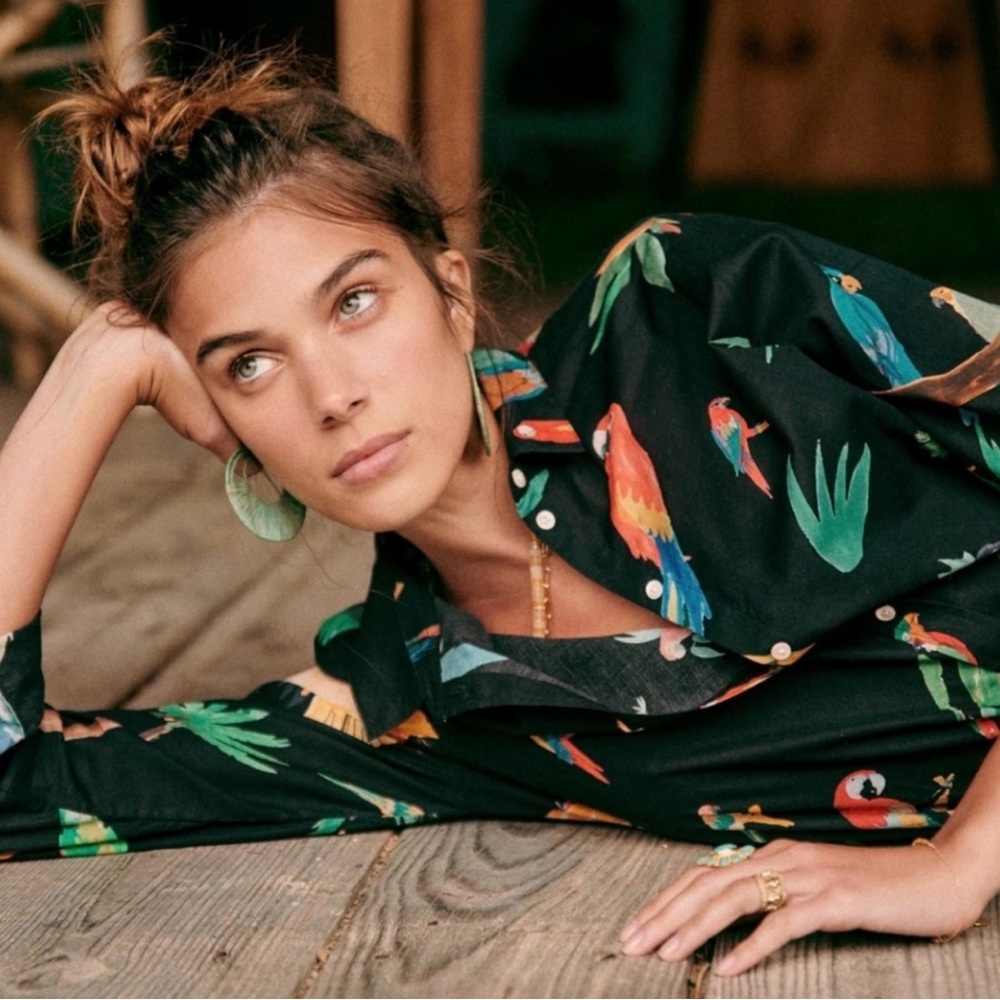 Sezane Pierro Parrot Shirt